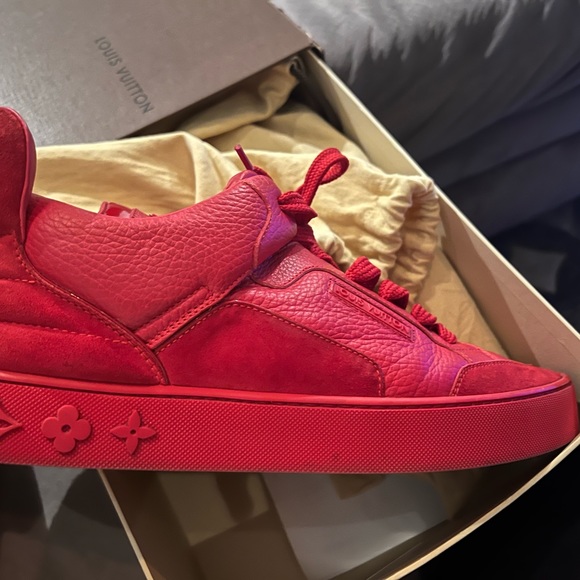 Louis Vuitton x Kanye West Dons Red LV 7 1/2 - Picture 5 of 11